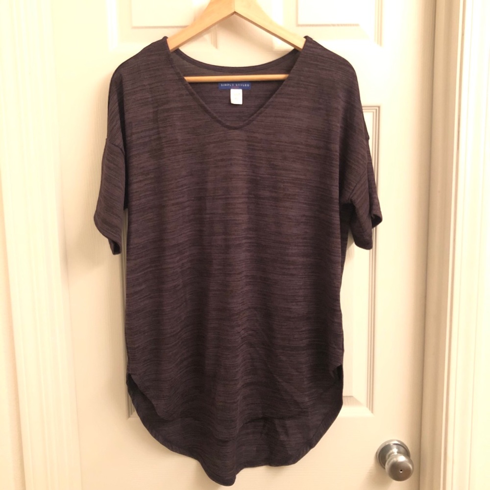 Heathered Gray Blouse